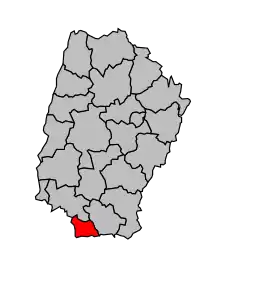 Cantonul Miribel în cadrul arondismentului