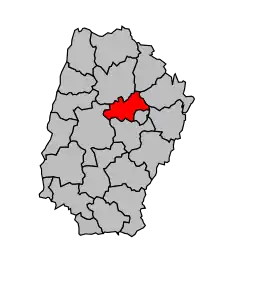 Cantonul Viriat în cadrul arondismentului