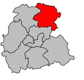 Cantonul Bohain-en-Vermandois în cadrul arondismentului