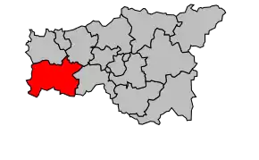 Cantonul Coucy-le-Château-Auffrique în cadrul arondismentului