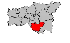 Cantonul Craonne în cadrul arondismentului