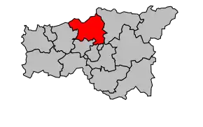 Cantonul Crécy-sur-Serre în cadrul arondismentului