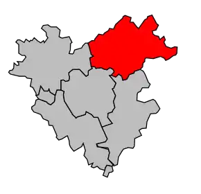 Cantonul Fère-en-Tardenois în cadrul arondismentului