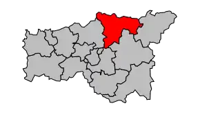 Cantonul Marle în cadrul arondismentului