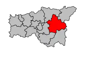 Cantonul Sissonne în cadrul arondismentului