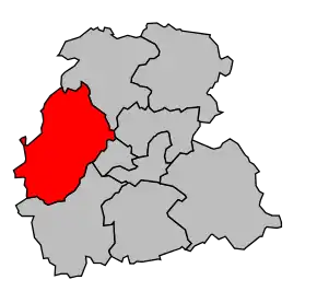 Cantonul Vermand în cadrul arondismentului