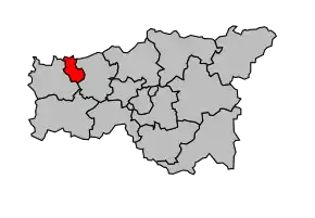 Cantonul Tergnier în cadrul arondismentului