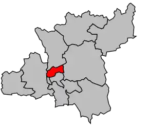 Cantonul Cusset-Nord în cadrul arondismentului