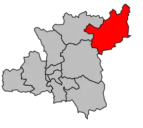 Cantonul Le Donjon în cadrul arondismentului