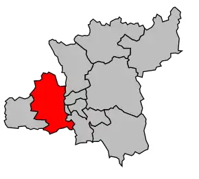 Cantonul Escurolles în cadrul arondismentului