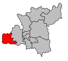 Cantonul Gannat în cadrul arondismentului