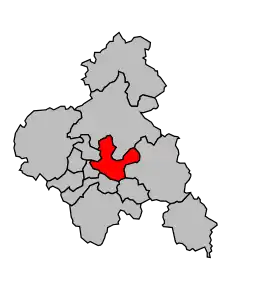 Cantonul Montluçon-Est în cadrul arondismentului