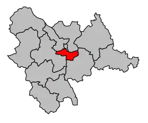 Cantonul Moulins-Sud în cadrul arondismentului