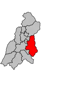 Cantonul Barrême în cadrul arondismentului