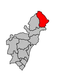 Cantonul Turriers în cadrul arondismentului