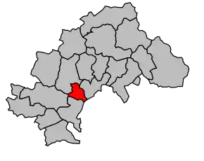 Cantonul Barcillonnette în cadrul arondismentului