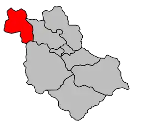 Cantonul La Grave în cadrul arondismentului