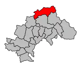 Cantonul Saint-Firmin în cadrul arondismentului