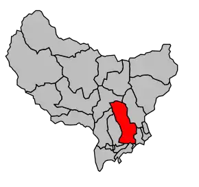 Cantonul L'Escarène în cadrul arondismentului