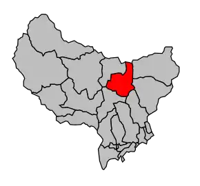 Cantonul Roquebillière în cadrul arondismentului