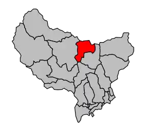 Cantonul Saint-Martin-Vésubie în cadrul arondismentului