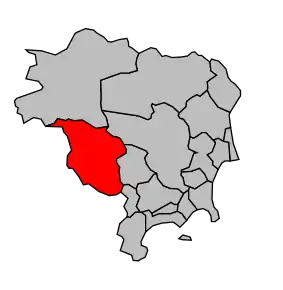 Cantonul Saint-Vallier-de-Thiey în cadrul arondismentului