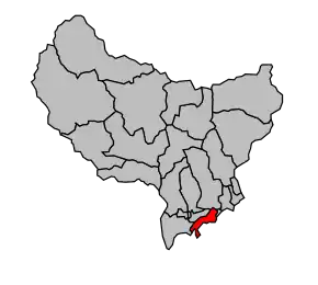 Cantonul Villefranche-sur-Mer în cadrul arondismentului