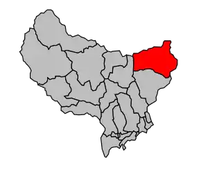 Cantonul Tende în cadrul arondismentului