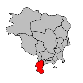 Cantonul Mandelieu-Cannes-Ouest în cadrul arondismentului