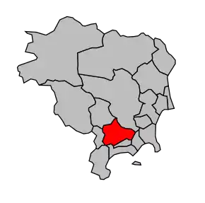 Cantonul Mougins în cadrul arondismentului