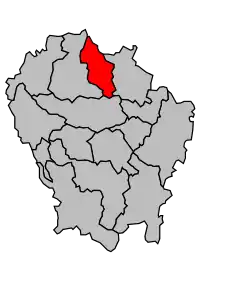 Cantonul Burzet în cadrul arondismentului