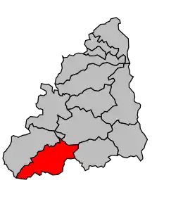 Cantonul Le Cheylard în cadrul arondismentului