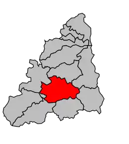 Cantonul Lamastre în cadrul arondismentului