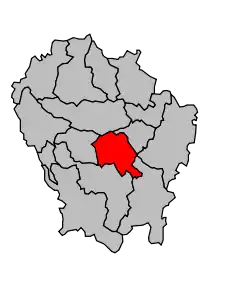 Cantonul Largentière în cadrul arondismentului