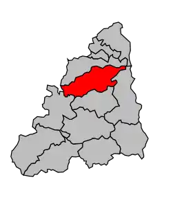 Cantonul Satillieu în cadrul arondismentului