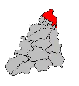 Cantonul Serrières în cadrul arondismentului