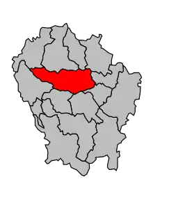 Cantonul Thueyts în cadrul arondismentului