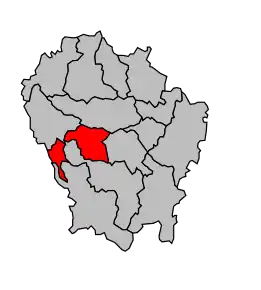 Cantonul Valgorge în cadrul arondismentului