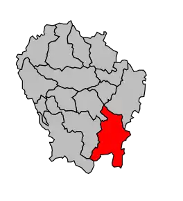 Cantonul Vallon-Pont-d'Arc în cadrul arondismentului