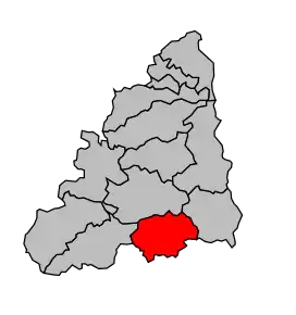 Cantonul Vernoux-en-Vivarais în cadrul arondismentului