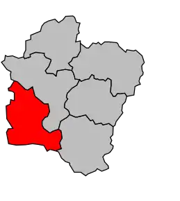 Cantonul Asfeld în cadrul arondismentului