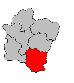 Cantonul Juniville în cadrul arondismentului