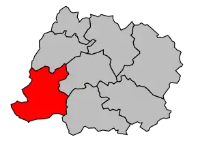 Cantonul Machault în cadrul arondismentului