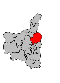 Cantonul Monthermé în cadrul arondismentului