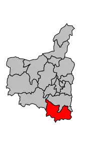 Cantonul Omont în cadrul arondismentului