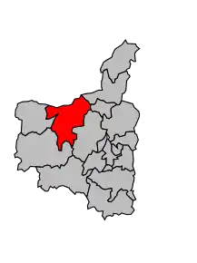 Cantonul Rocroi în cadrul arondismentului