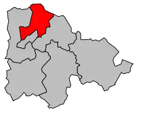 Cantonul Sedan-Nord în cadrul arondismentului