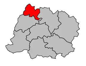 Cantonul Tourteron în cadrul arondismentului