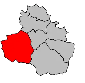 Cantonul Castillon-en-Couserans în cadrul arondismentului