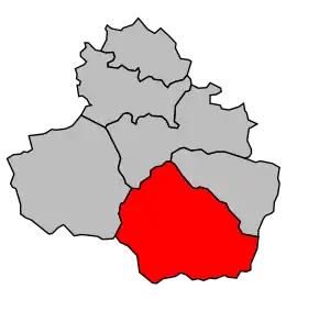 Cantonul Oust în cadrul arondismentului